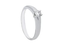 Anello Babila Milano Donna Forever in Oro bianco Diamante 0.10 Ct BBA21010C - BBA21010C